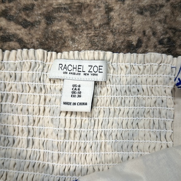 Women’s Rachel Zoe LINEN COBALT BLUE
WHITE FLORAL PINEAPPLE garden Farm • size 6 - Picture 13 of 16